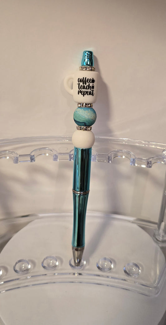 Coffee Teach Repeat Pen