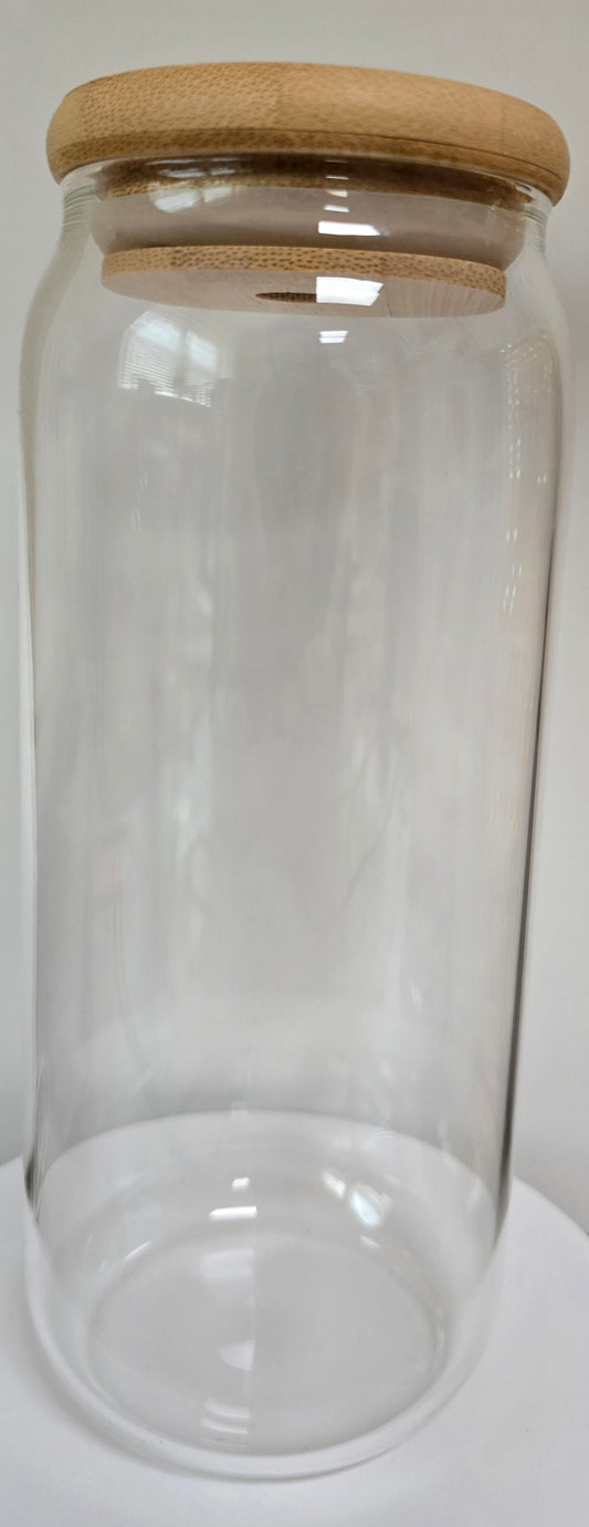 16oz tall glass NON Snowglobe